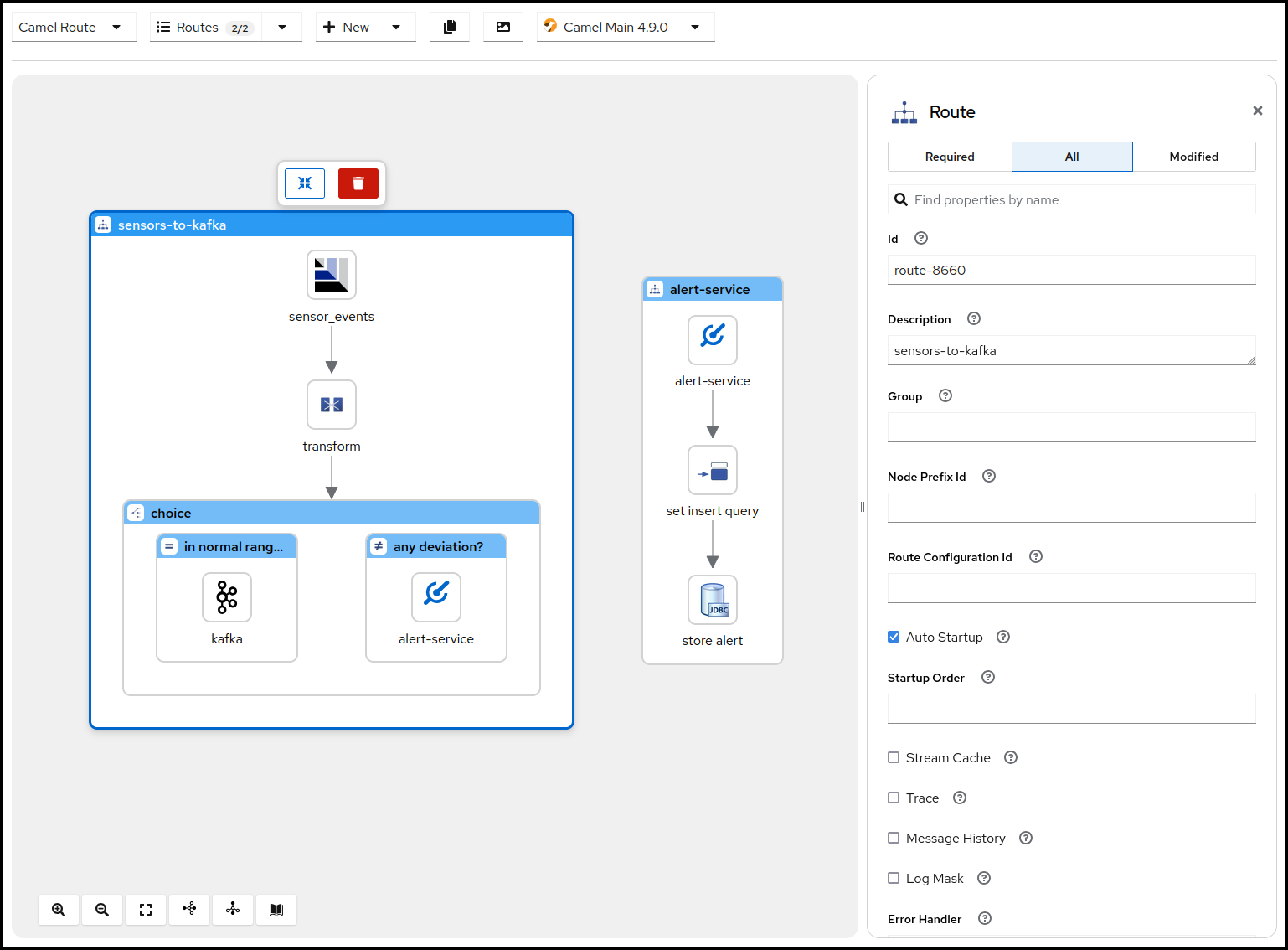 Kaoto visual route designer
